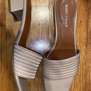 Marc Fisher Women's Cream Sandals